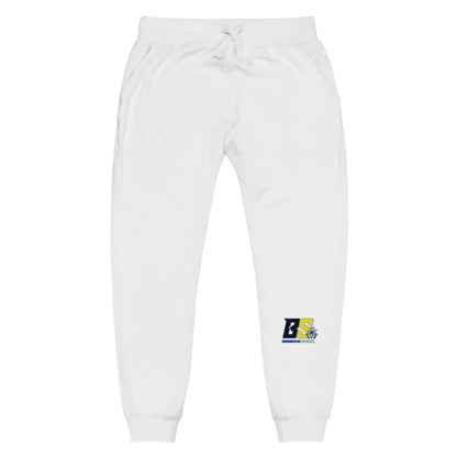 Beesmoove retro blue yellow Unisex fleece sweatpants - Beesmoove