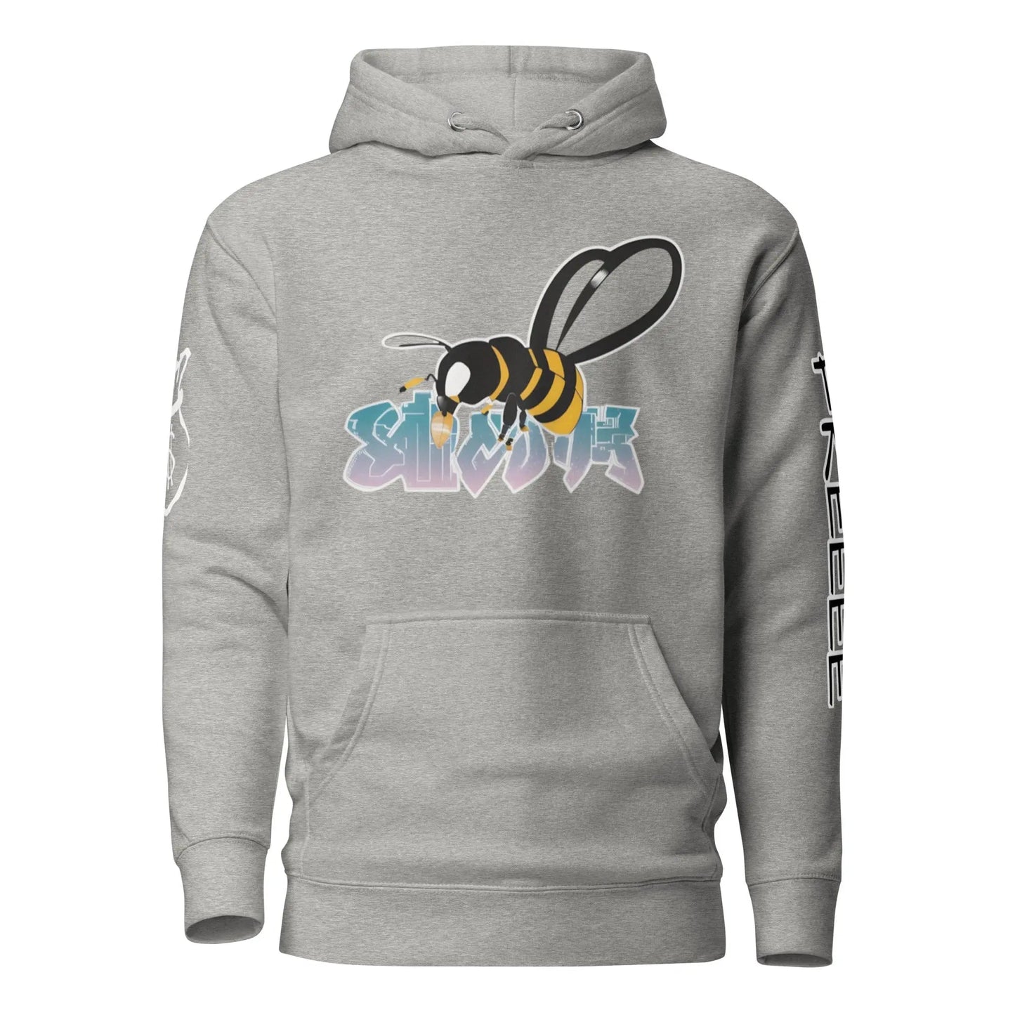 Beesmoove retro sky blue hoodie on bee Unisex Hoodie - Beesmoove