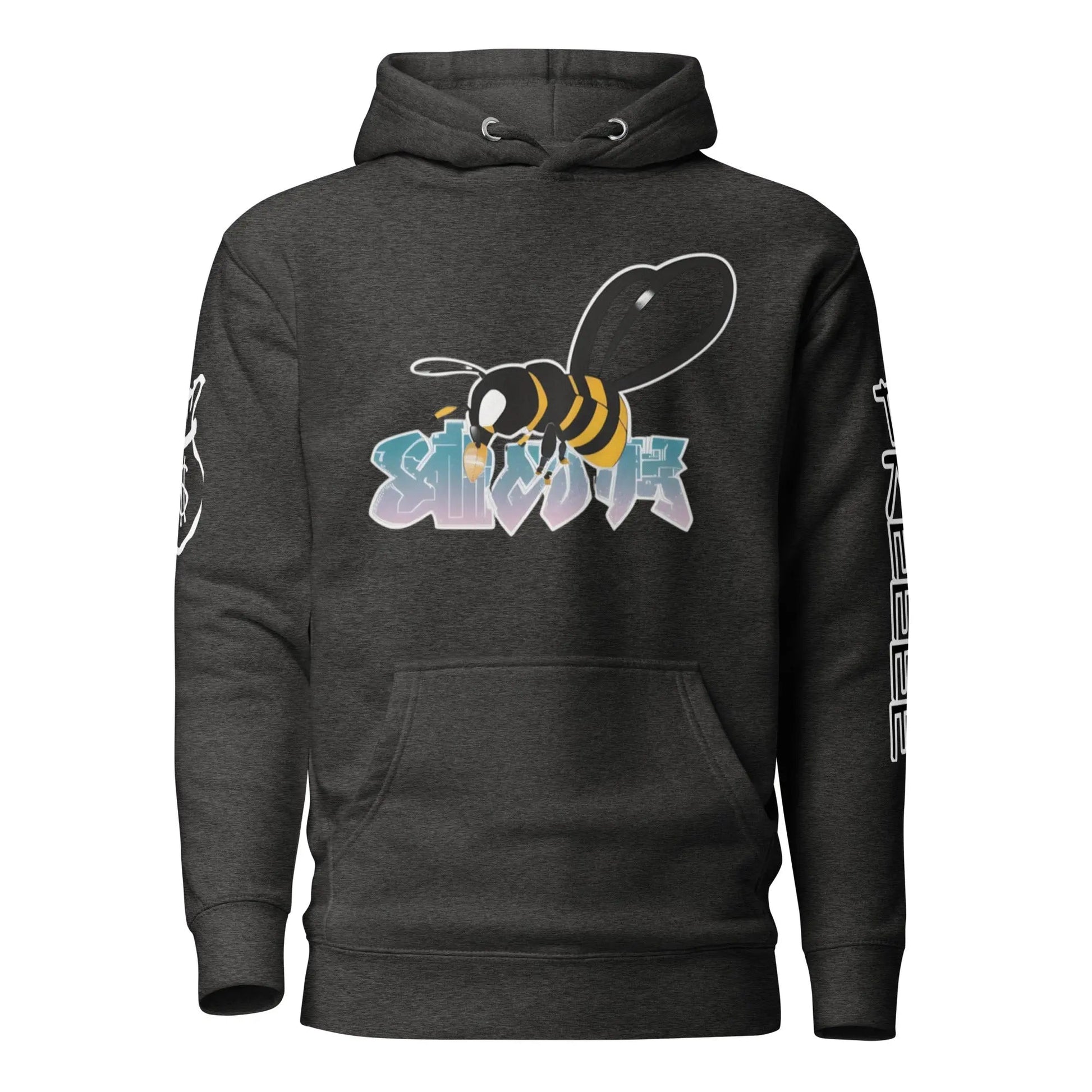 Beesmoove retro sky blue hoodie on bee Unisex Hoodie - Beesmoove