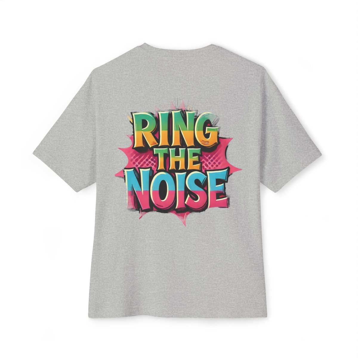 Beesmoove ring the noise Unisex Oversized Boxy Tee - Beesmoove