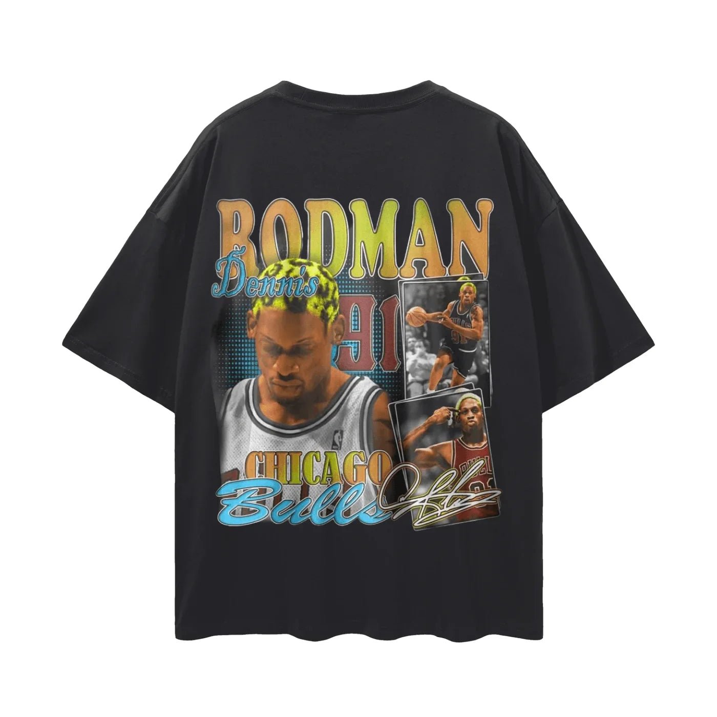 BEESMOOVE Rodman Rage Tee Loose Drop Shoulder T-Shirt - Beesmoove