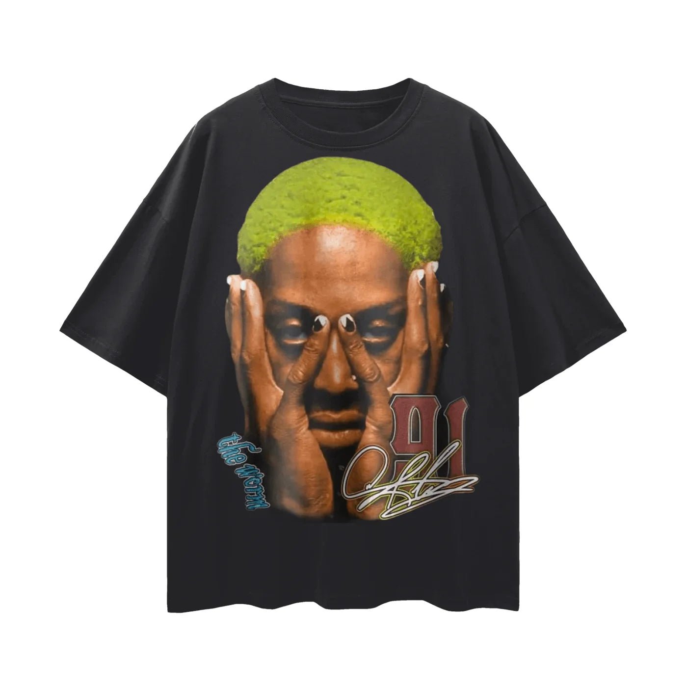 BEESMOOVE Rodman Rage Tee Loose Drop Shoulder T-Shirt - Beesmoove