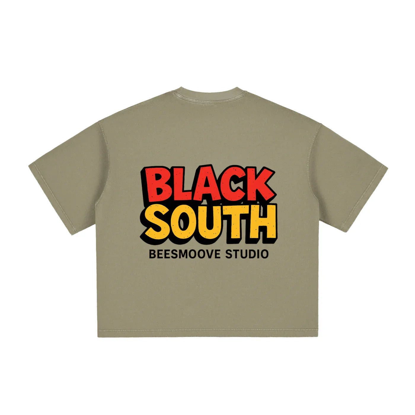 BEESMOOVE RTS Terrell Washed Boxy T-Shirt - Beesmoove