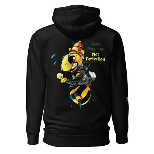 Beesmoove Seek Progress Not Perfection Unisex Hoodie - Beesmoove