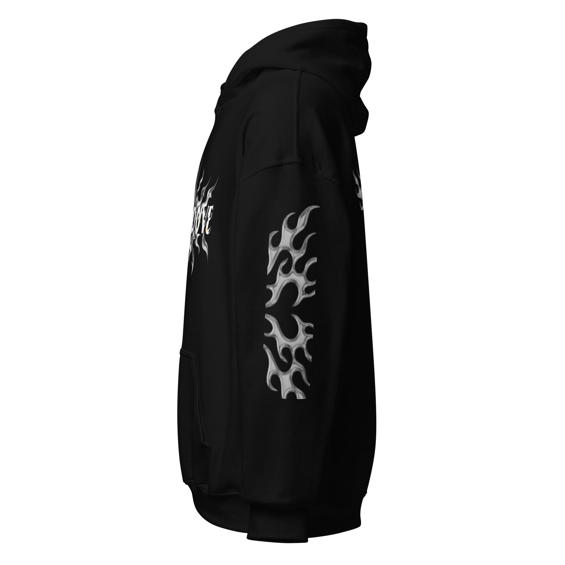 Beesmoove silver flame Unisex Hoodie - Beesmoove