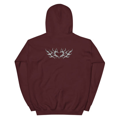 Beesmoove silver flame Unisex Hoodie - Beesmoove