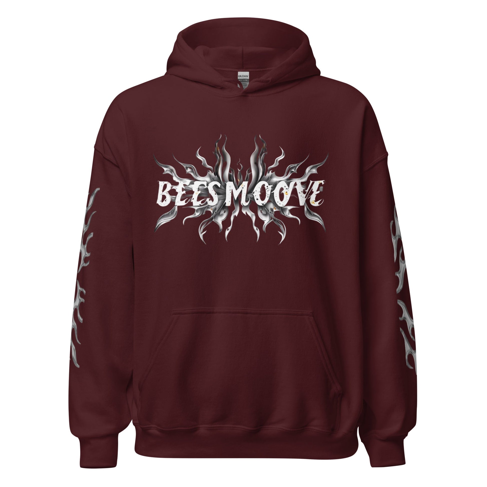 Beesmoove silver flame Unisex Hoodie - Beesmoove