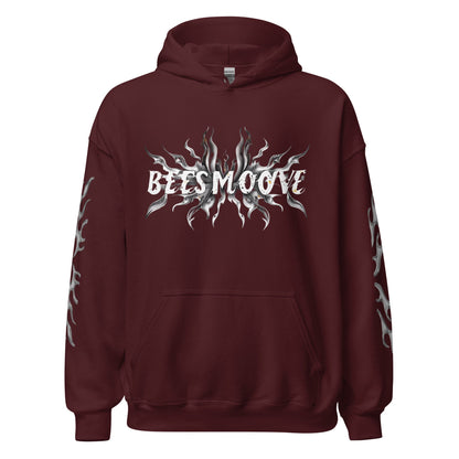 Beesmoove silver flame Unisex Hoodie - Beesmoove