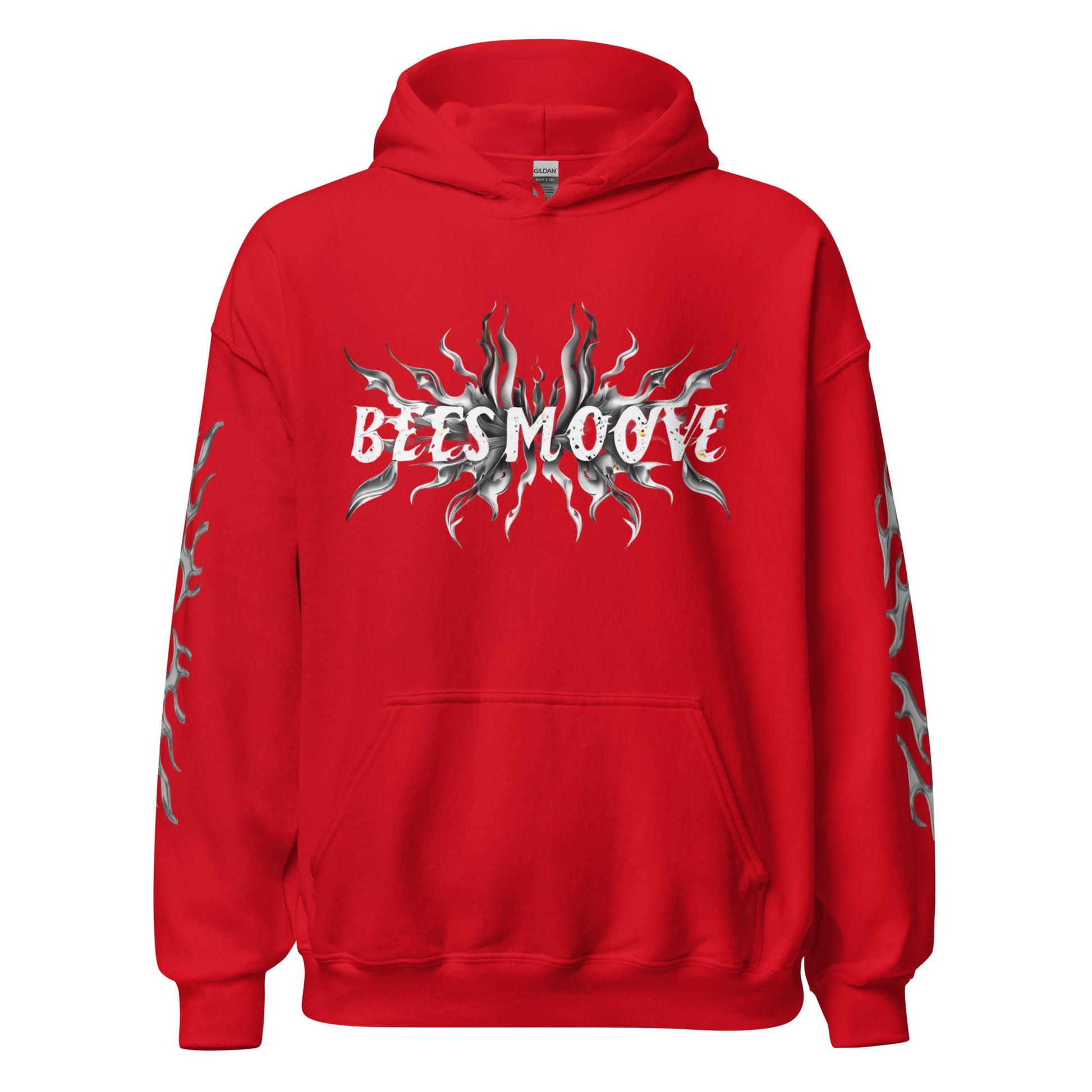 Beesmoove silver flame Unisex Hoodie - Beesmoove