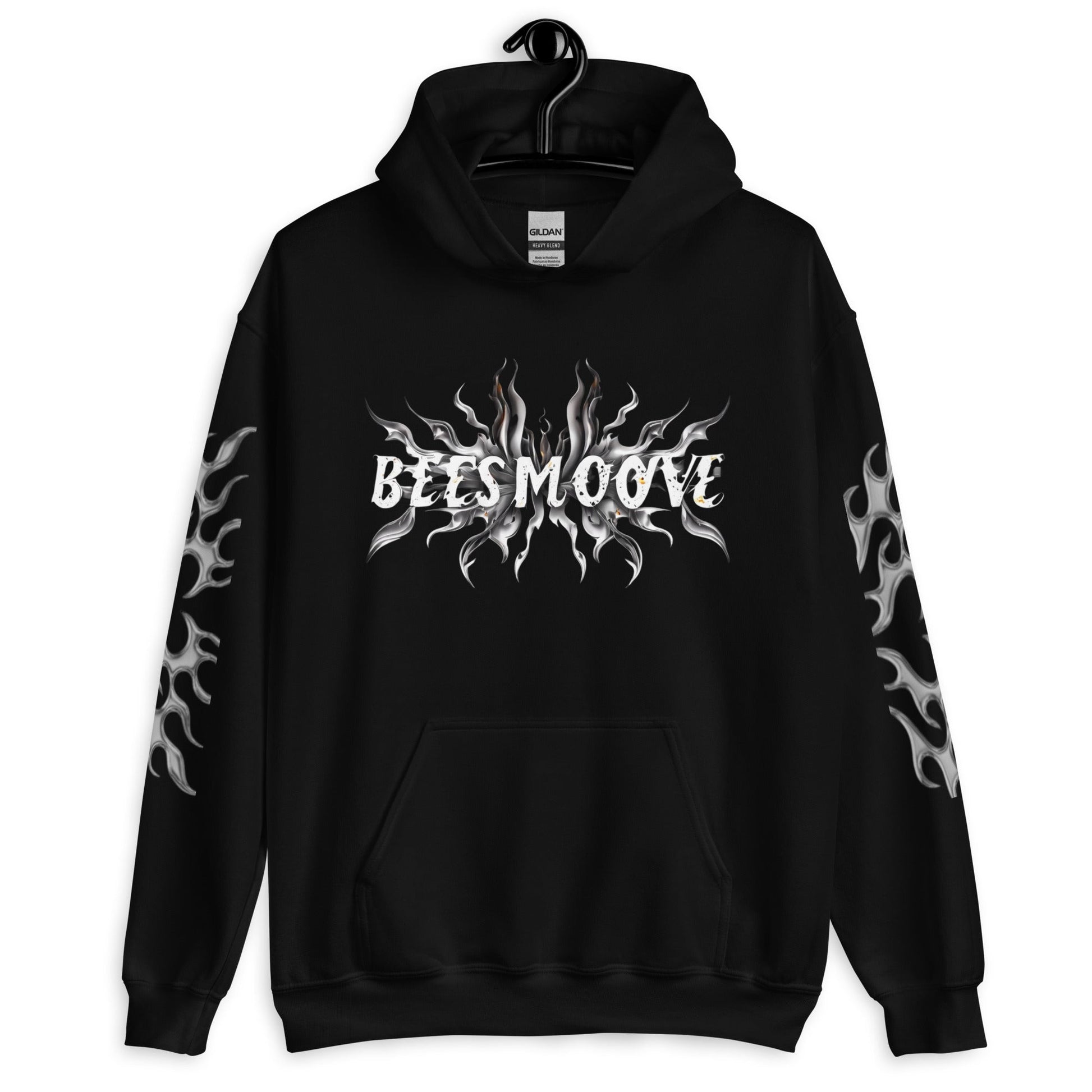 Beesmoove silver flame Unisex Hoodie - Beesmoove