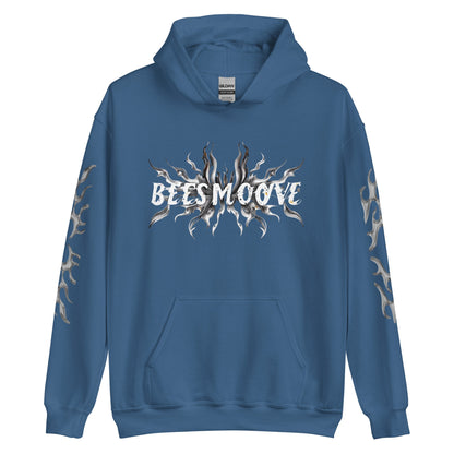 Beesmoove silver flame Unisex Hoodie - Beesmoove