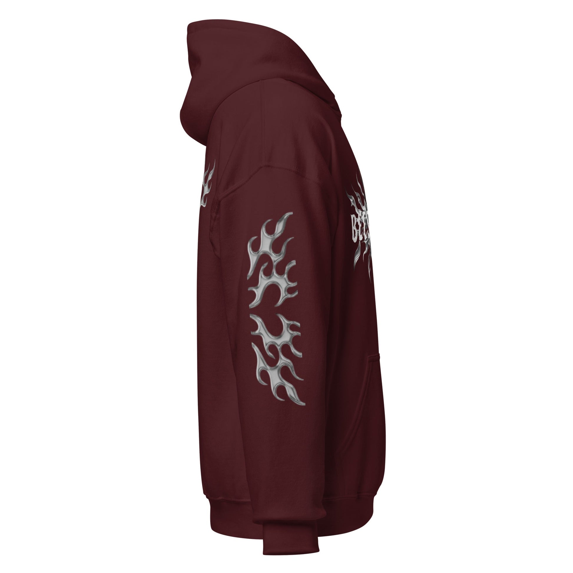 Beesmoove silver flame Unisex Hoodie - Beesmoove