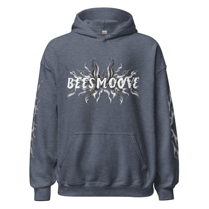 Beesmoove silver flame Unisex Hoodie - Beesmoove