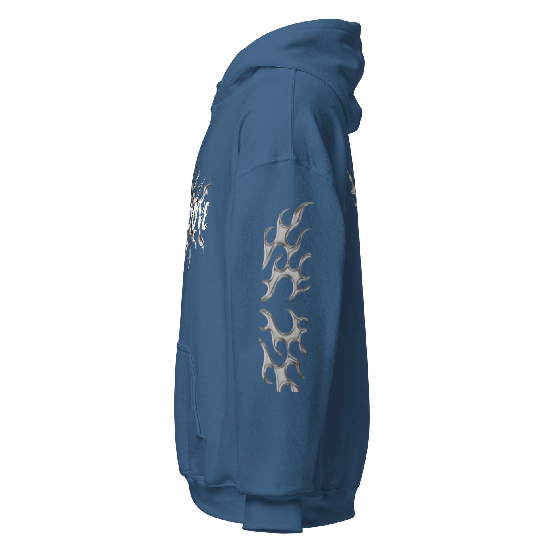 Beesmoove silver flame Unisex Hoodie - Beesmoove