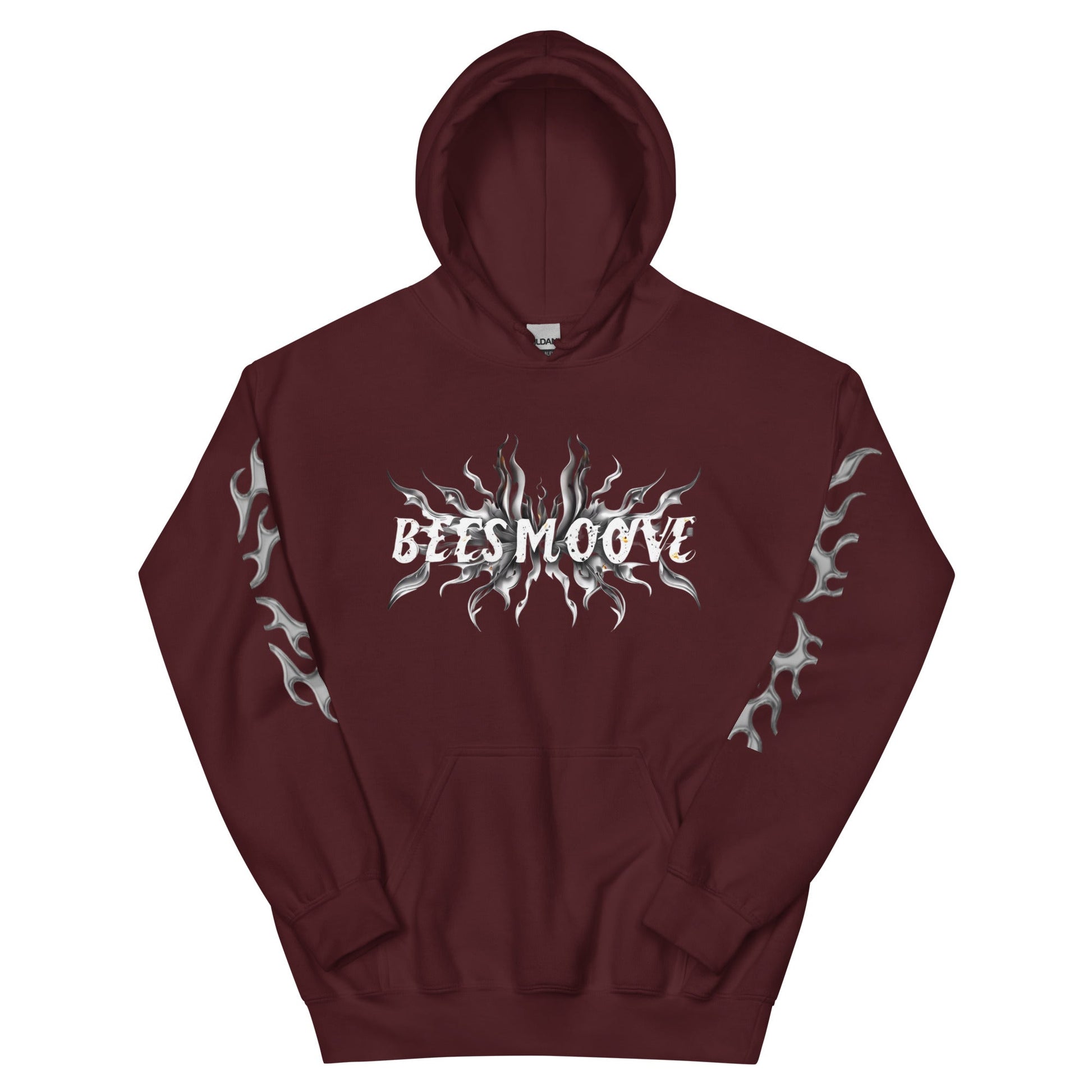 Beesmoove silver flame Unisex Hoodie - Beesmoove