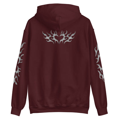 Beesmoove silver flame Unisex Hoodie - Beesmoove