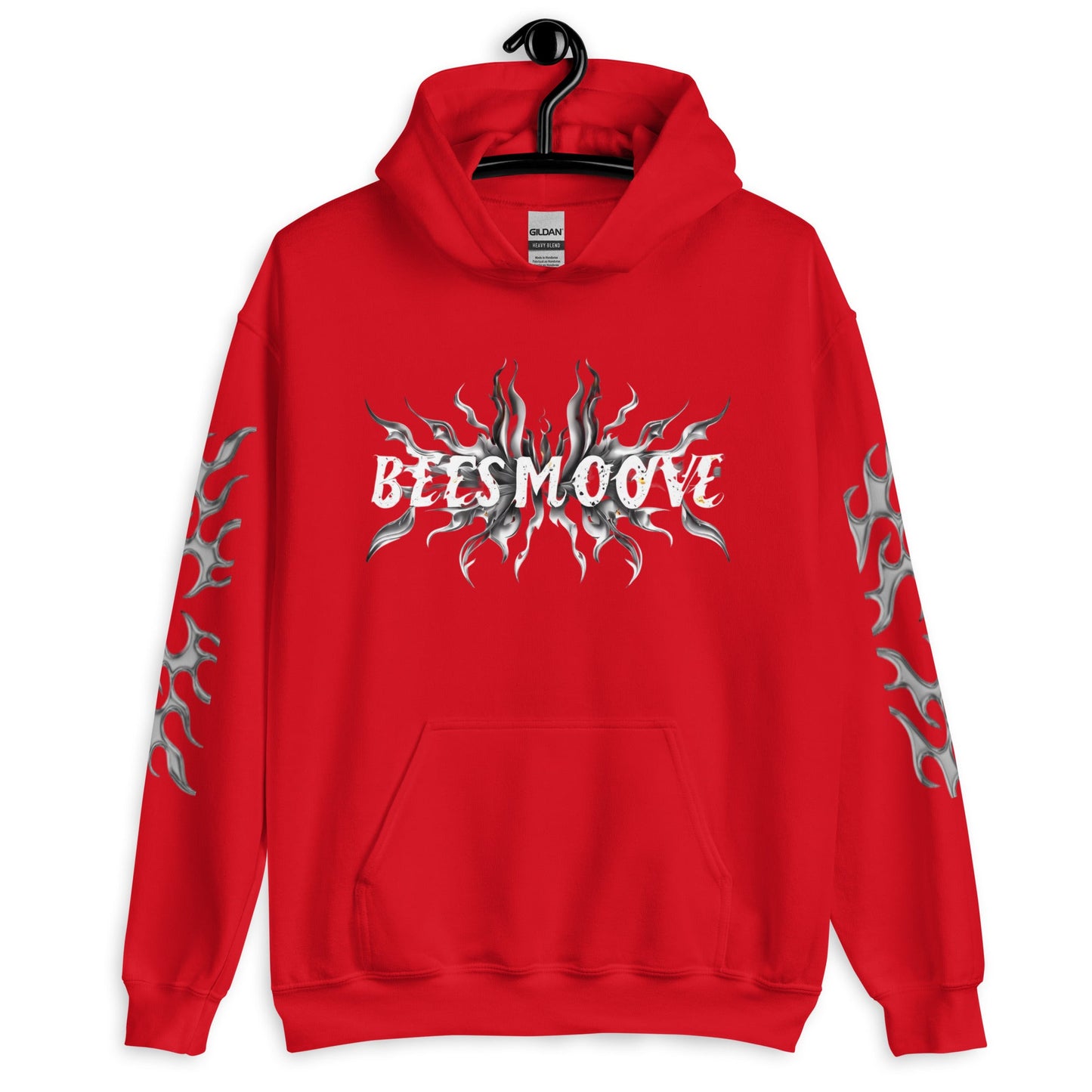 Beesmoove silver flame Unisex Hoodie - Beesmoove