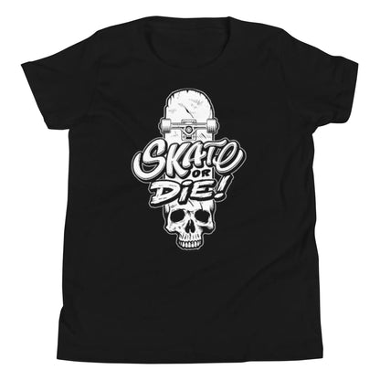 Beesmoove skate or die Youth Short Sleeve T-Shirt - Beesmoove