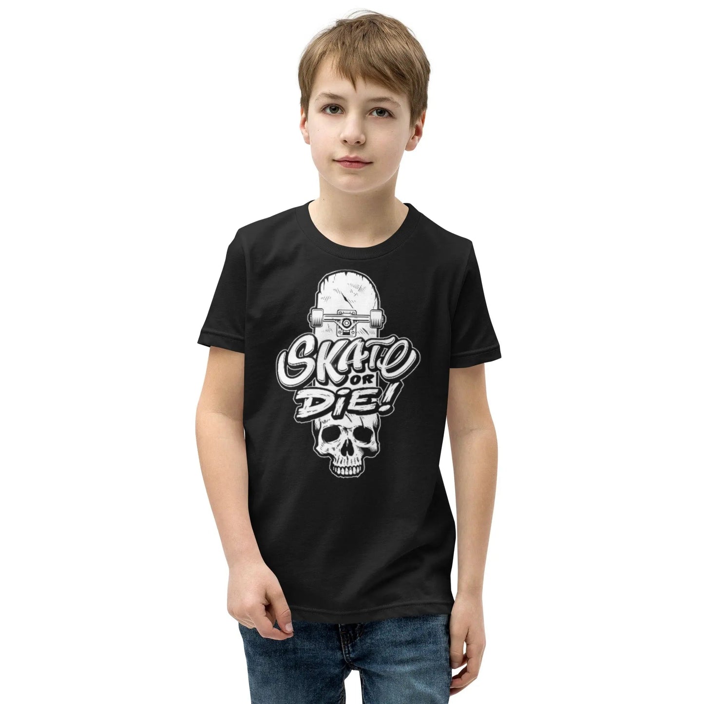 Beesmoove skate or die Youth Short Sleeve T-Shirt - Beesmoove