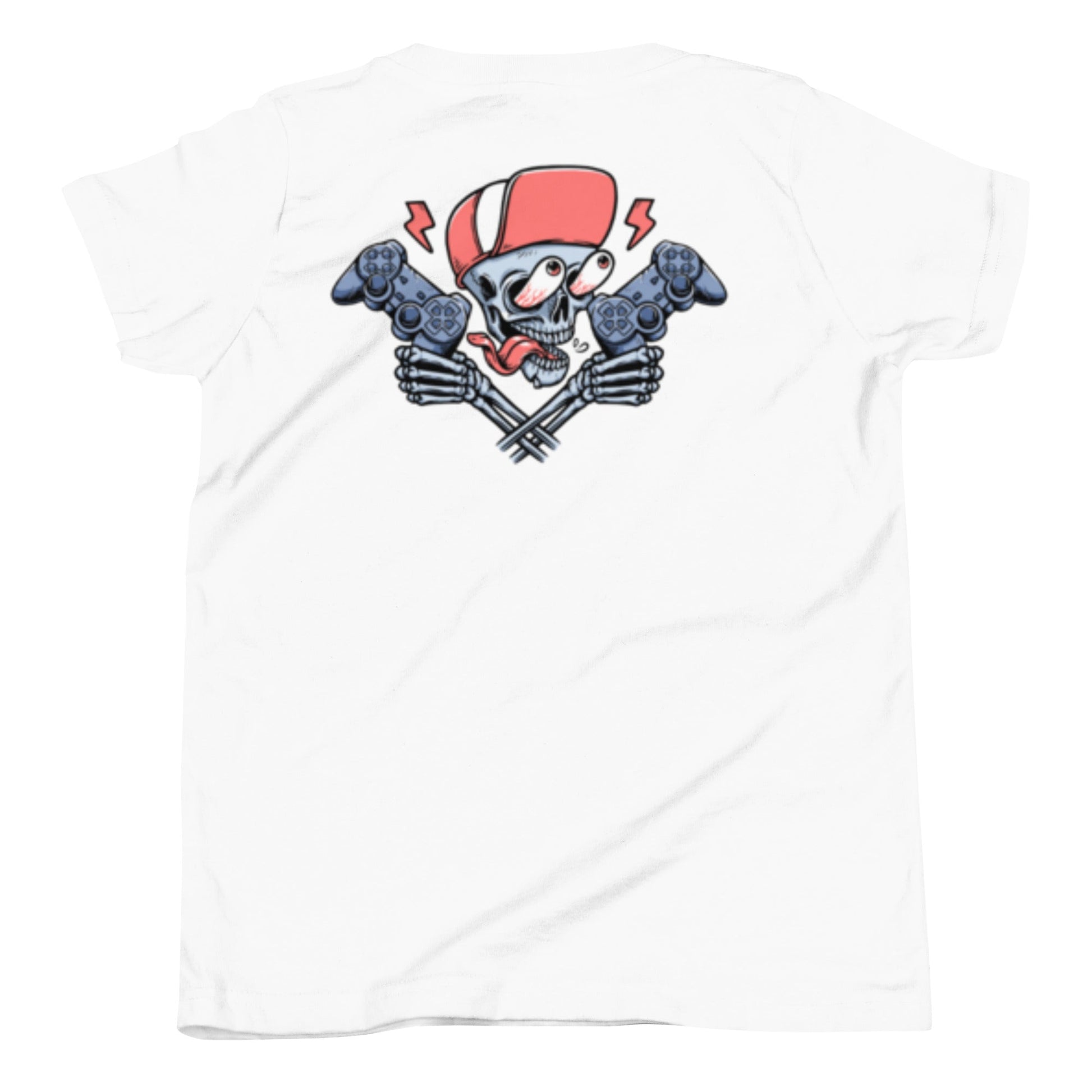 Beesmoove skull gamer Youth Short Sleeve T-Shirt - Beesmoove