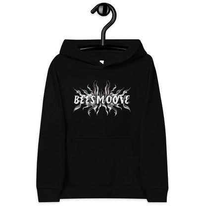 Beesmoove sliver flame Kids fleece hoodie - Beesmoove