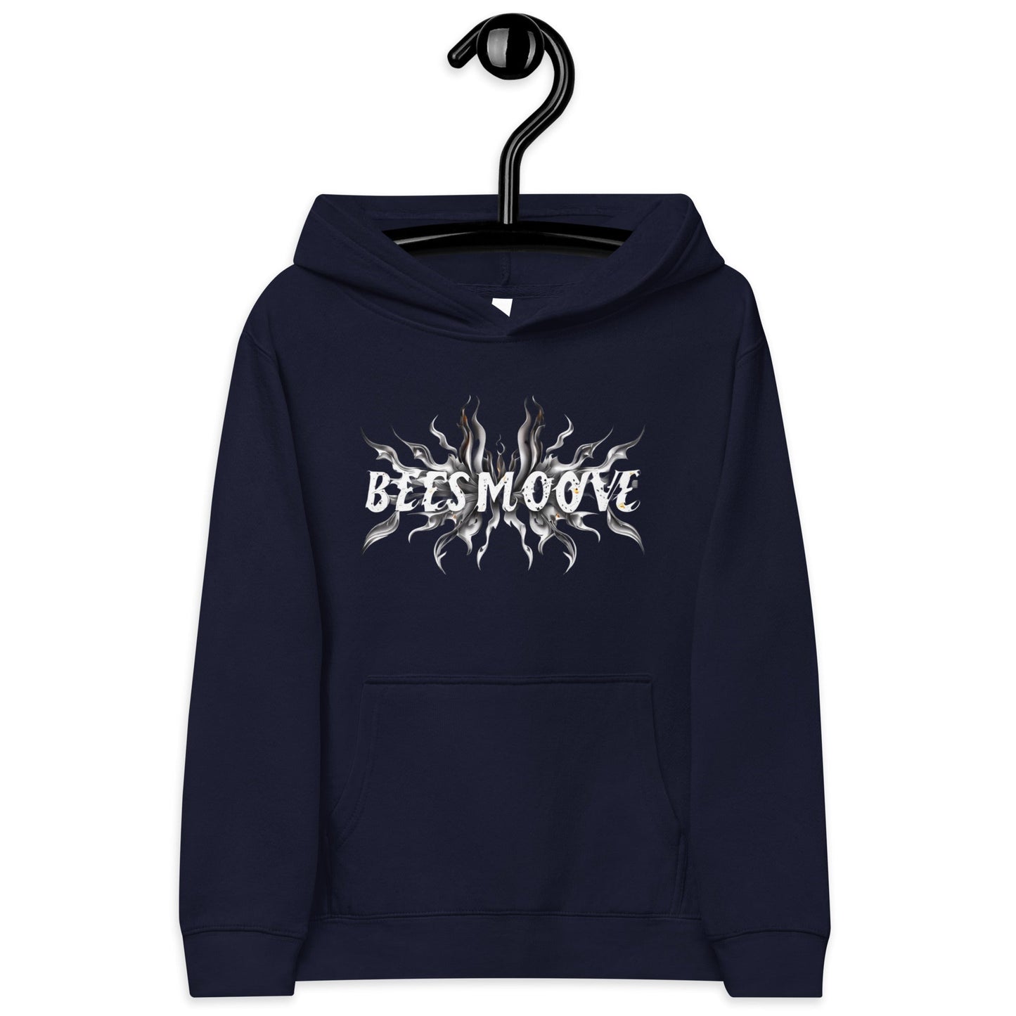 Beesmoove sliver flame Kids fleece hoodie - Beesmoove