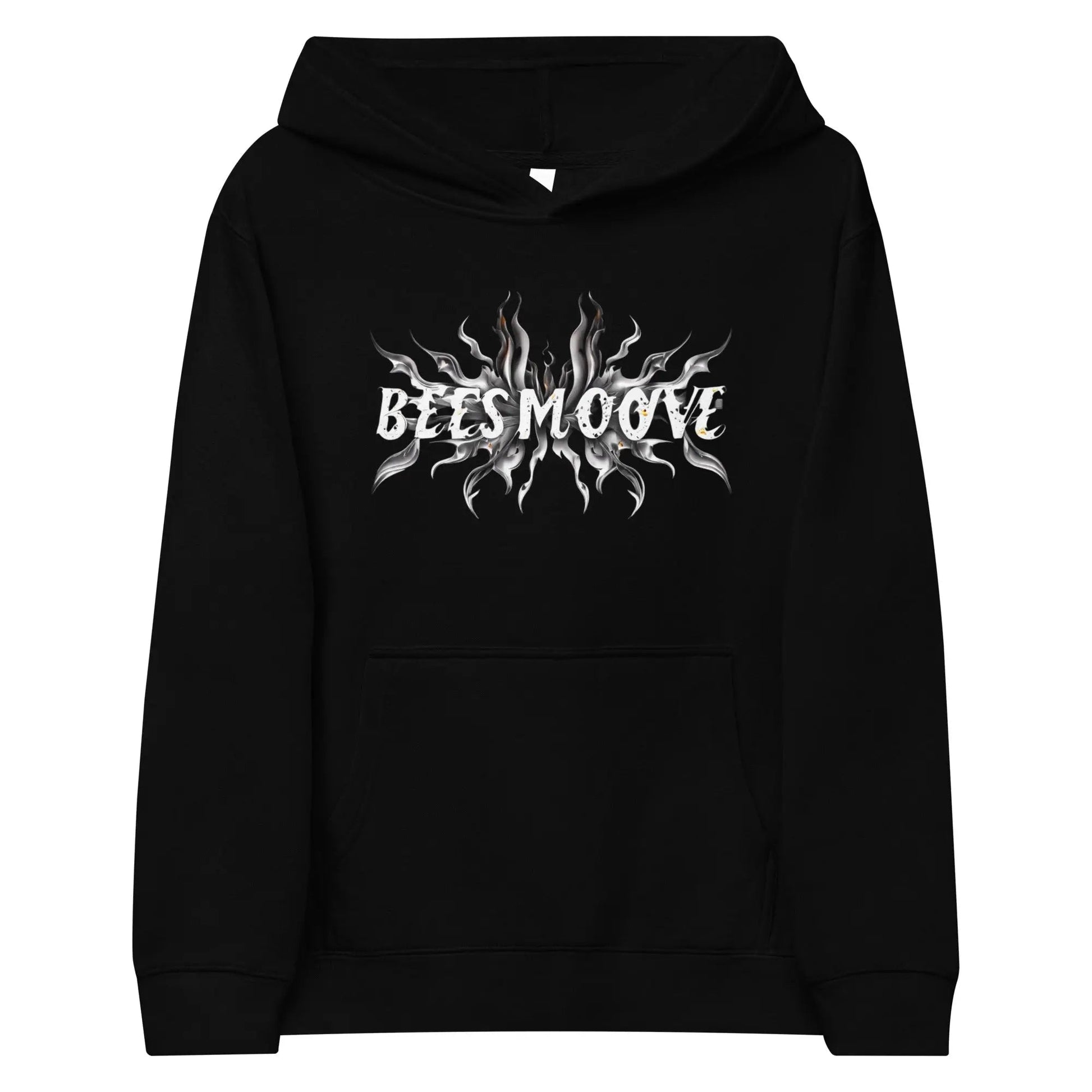 Beesmoove sliver flame Kids fleece hoodie - Beesmoove