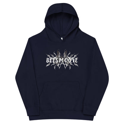 Beesmoove sliver flame Kids fleece hoodie - Beesmoove