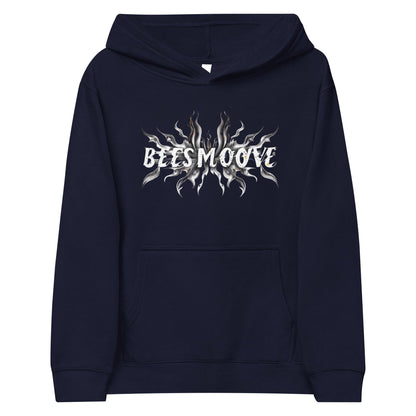 Beesmoove sliver flame Kids fleece hoodie - Beesmoove