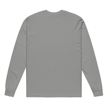 Beesmoove small logo Garment - dyed heavyweight long - sleeve shirt - Beesmoove