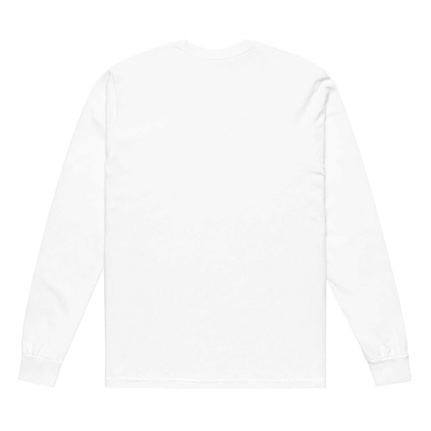 Beesmoove small logo Garment - dyed heavyweight long - sleeve shirt - Beesmoove