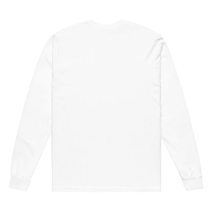 Beesmoove small logo Garment - dyed heavyweight long - sleeve shirt - Beesmoove