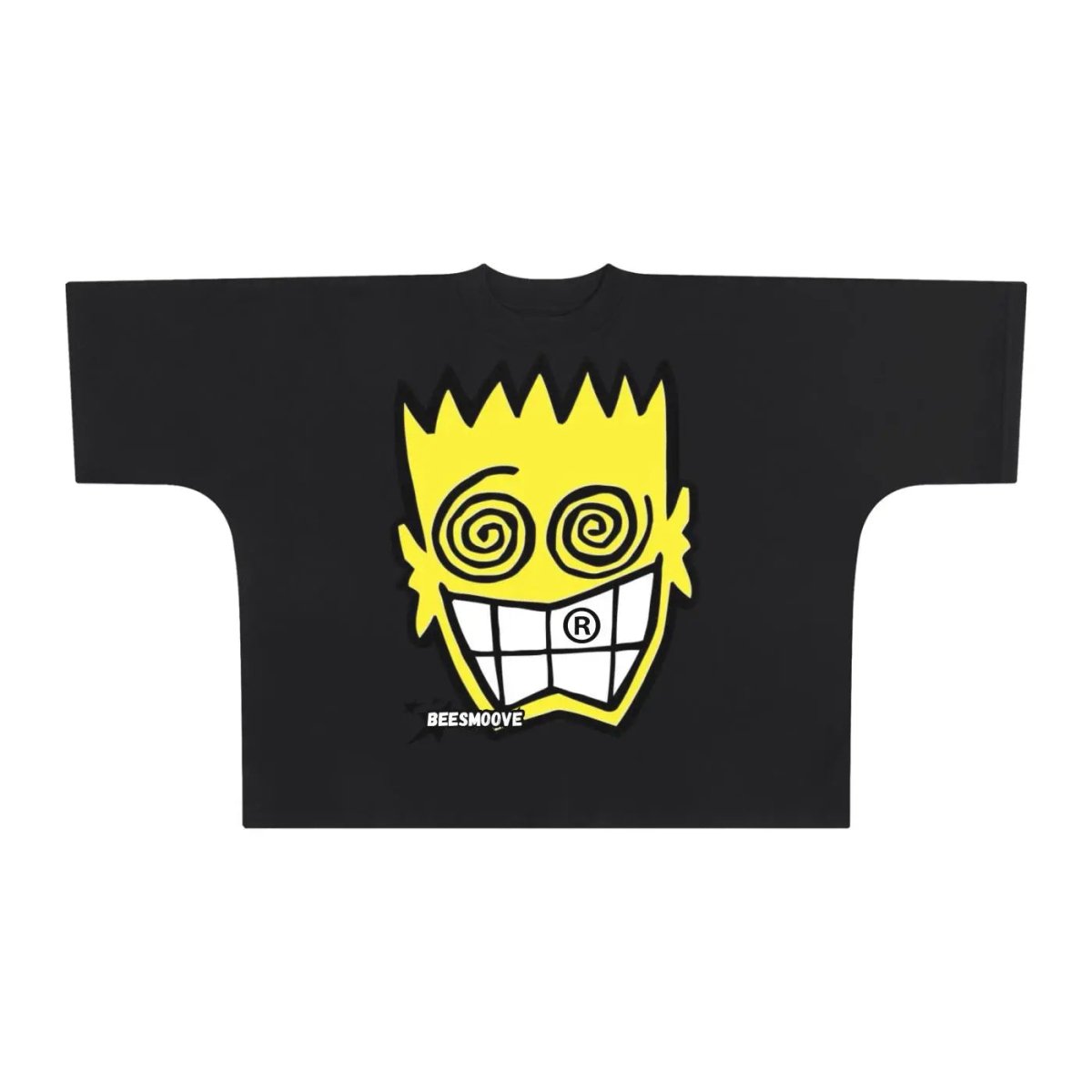 Beesmoove Smiley Frenzy Oversize Boxy Tee - Beesmoove