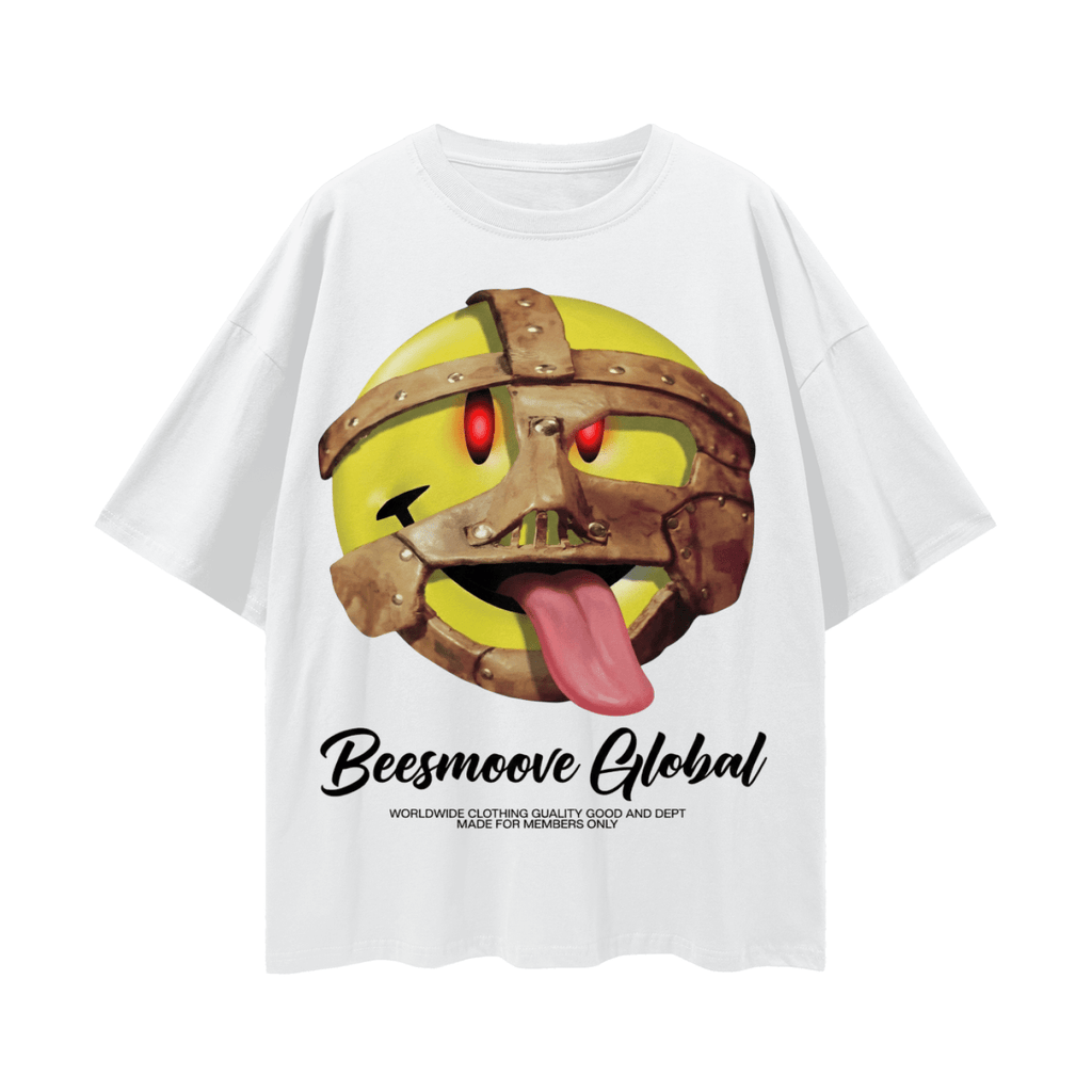 BEESMOOVE SMOOVEWORLD Loose Drop Shoulder T-Shirt - Beesmoove