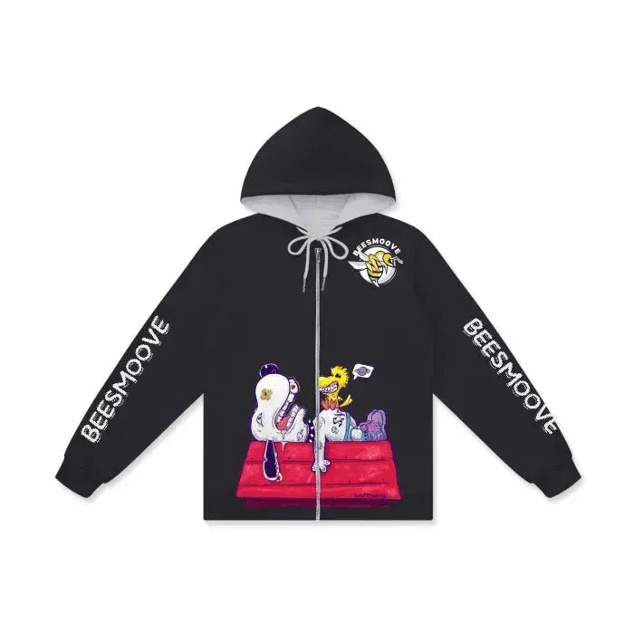 Beesmoove snoopy happy earth day Boys Zip Hoodie - Beesmoove