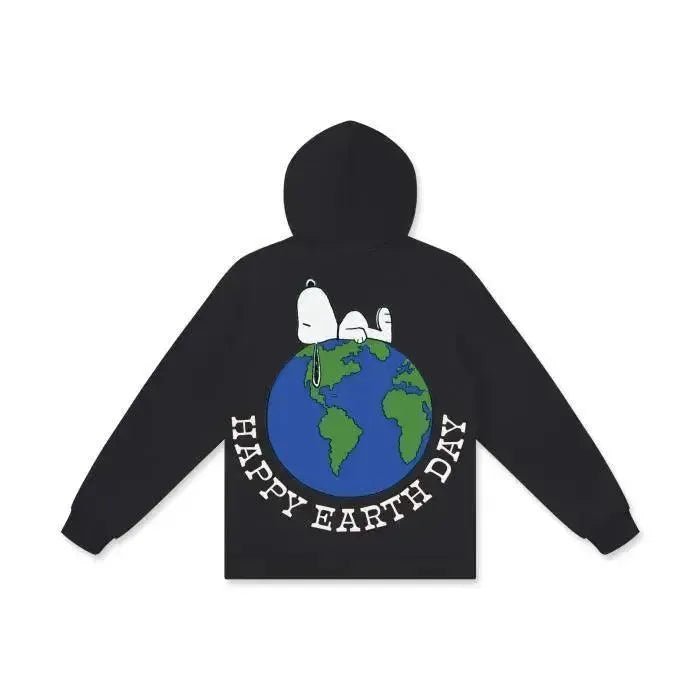 Beesmoove snoopy happy earth day Boys Zip Hoodie - Beesmoove