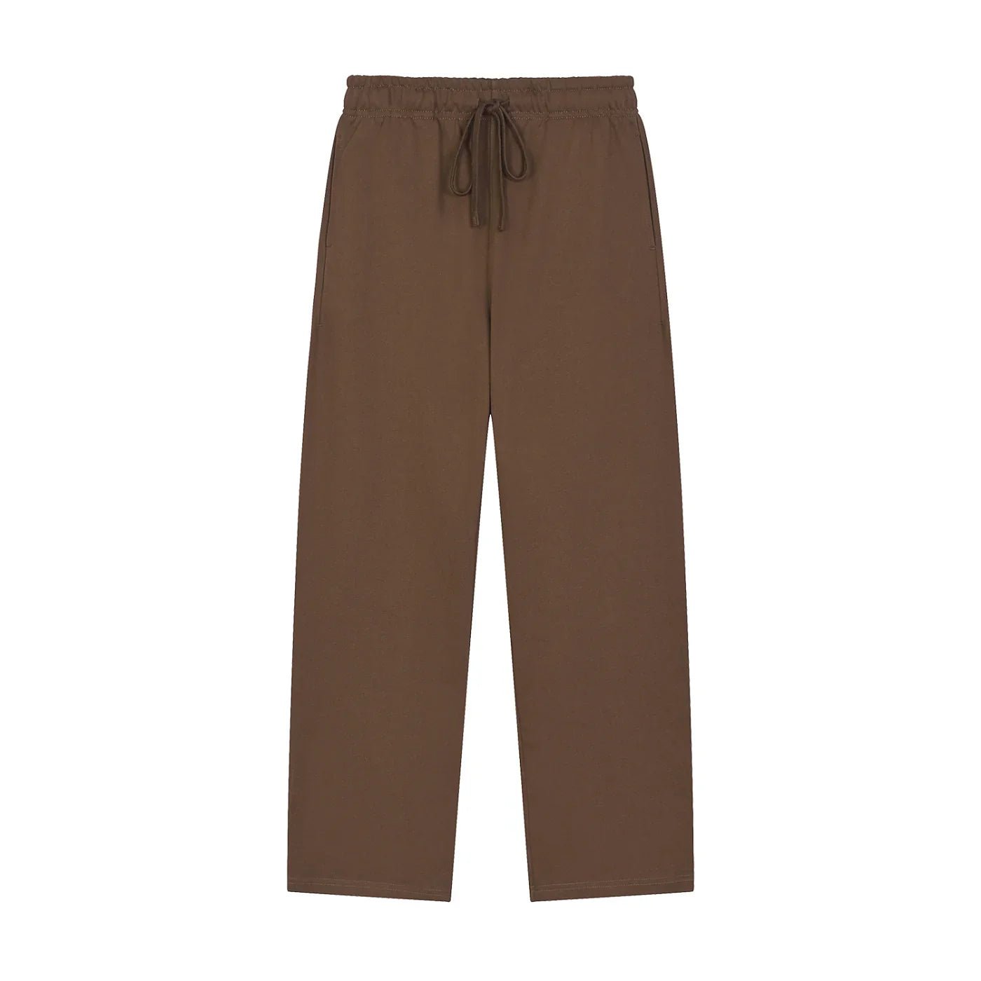 BEESMOOVE Solid Color Straight - Leg Sweatpants - Beesmoove