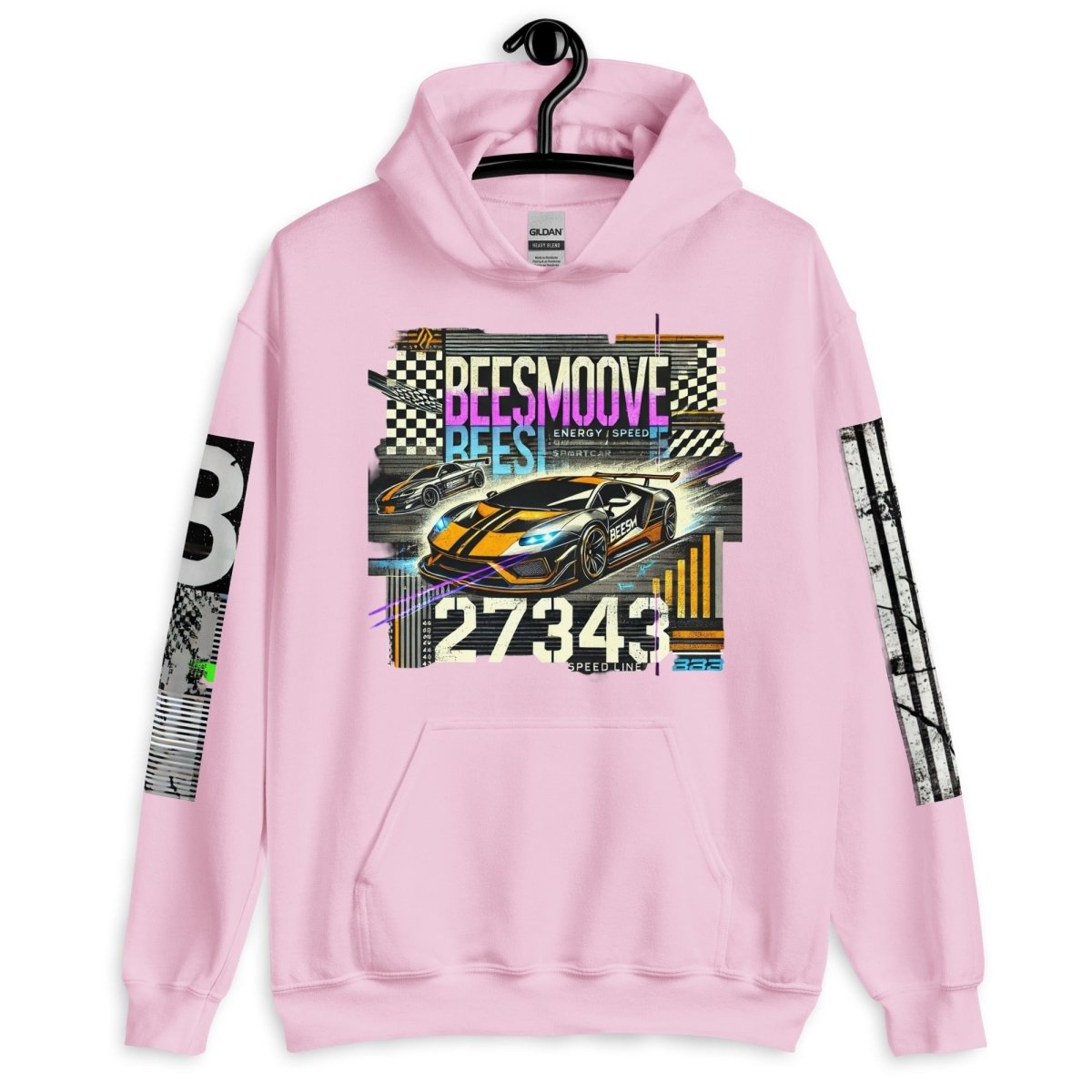 Beesmoove speed line motion Unisex Hoodie - Beesmoove