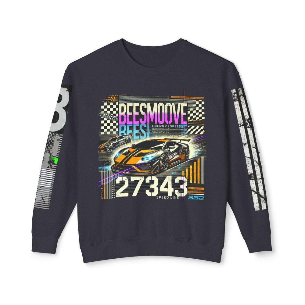 Beesmoove speed line Motion Lightweight Crewneck Sweatshirt - Beesmoove 