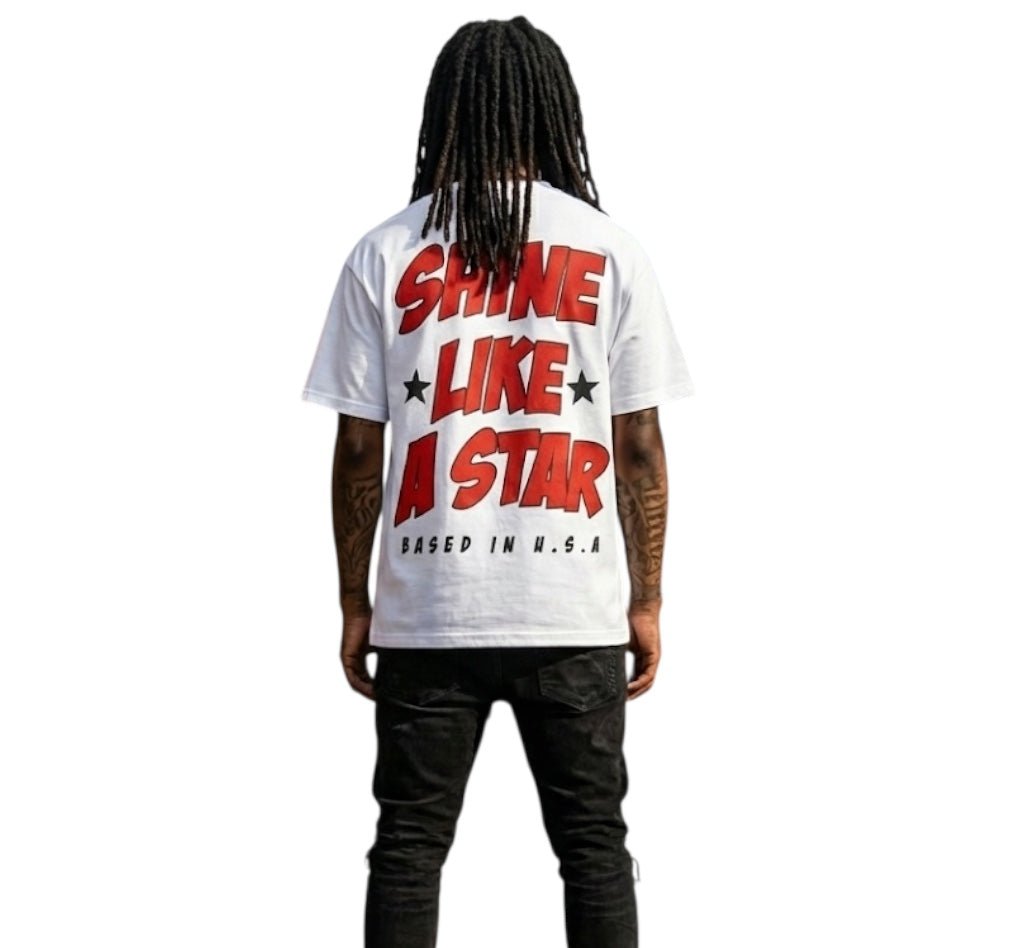 BEESMOOVE Starbound Streetwear Loose Drop Shoulder T-Shirt - Beesmoove