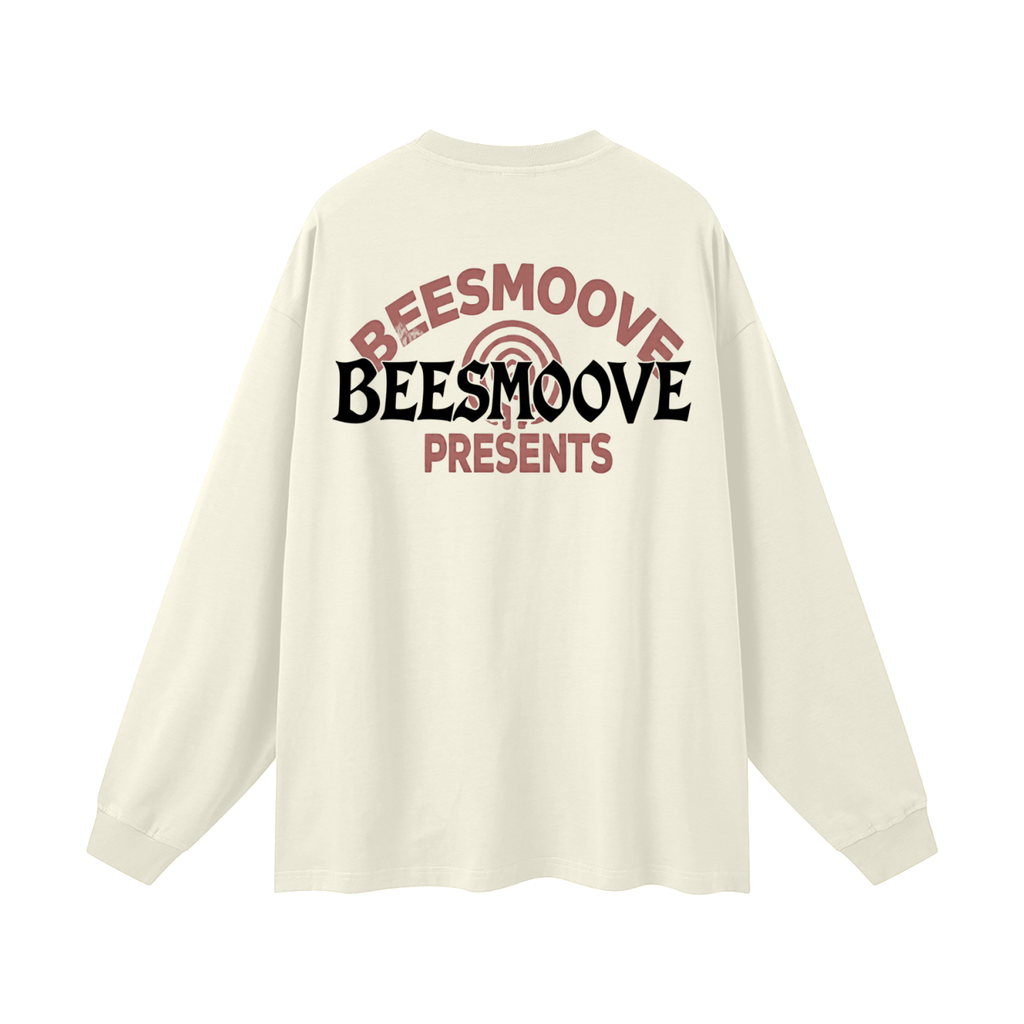 BEESMOOVE Stay Aware Oversized Long Sleeve T-Shirt - Beesmoove