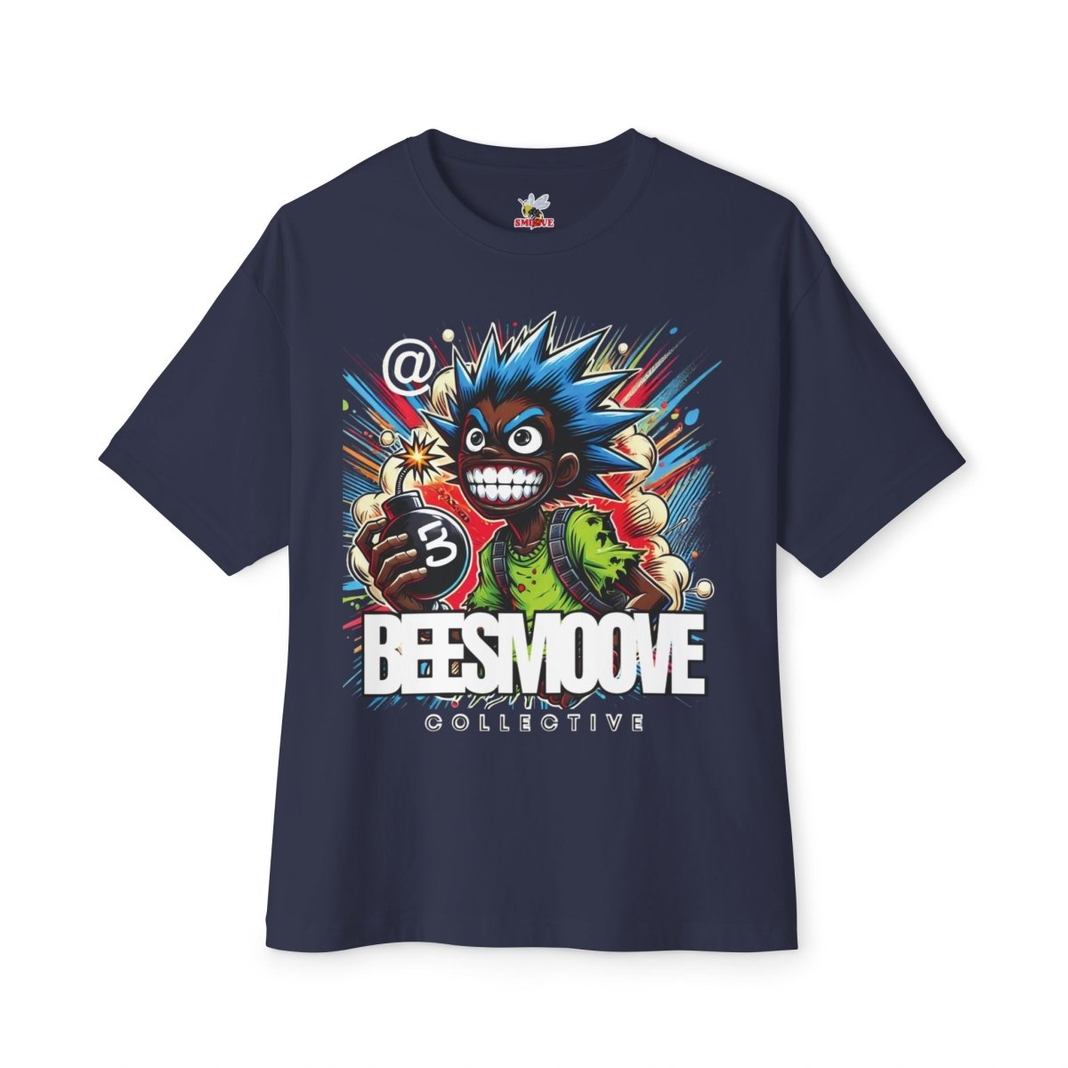 Beesmoove stay fearless Oversized Boxy Tee - Beesmoove