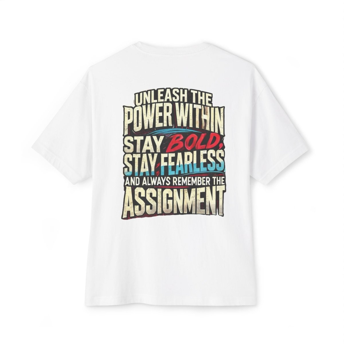 Beesmoove stay fearless Oversized Boxy Tee - Beesmoove