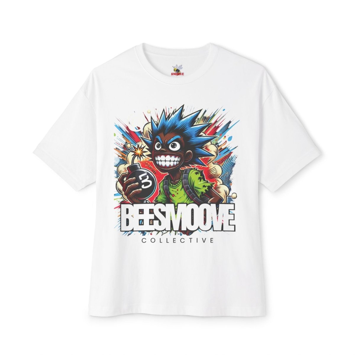 Beesmoove stay fearless Oversized Boxy Tee - Beesmoove