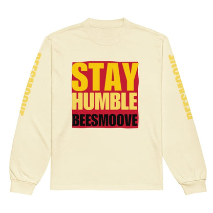 Beesmoove stay humble Premium heavyweight long sleeve shirt - Beesmoove