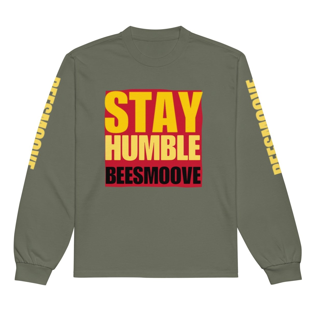 Beesmoove stay humble Premium heavyweight long sleeve shirt - Beesmoove