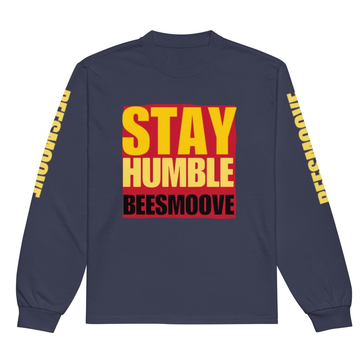 Beesmoove stay humble Premium heavyweight long sleeve shirt - Beesmoove