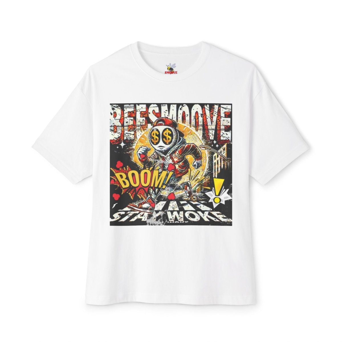 Beesmoove stay woke Oversized Boxy Tee - Beesmoove