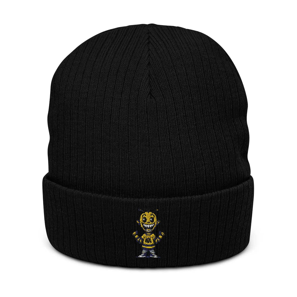 Beesmoove S.T.H.W bee bee Ribbed knit beanie - Beesmoove 