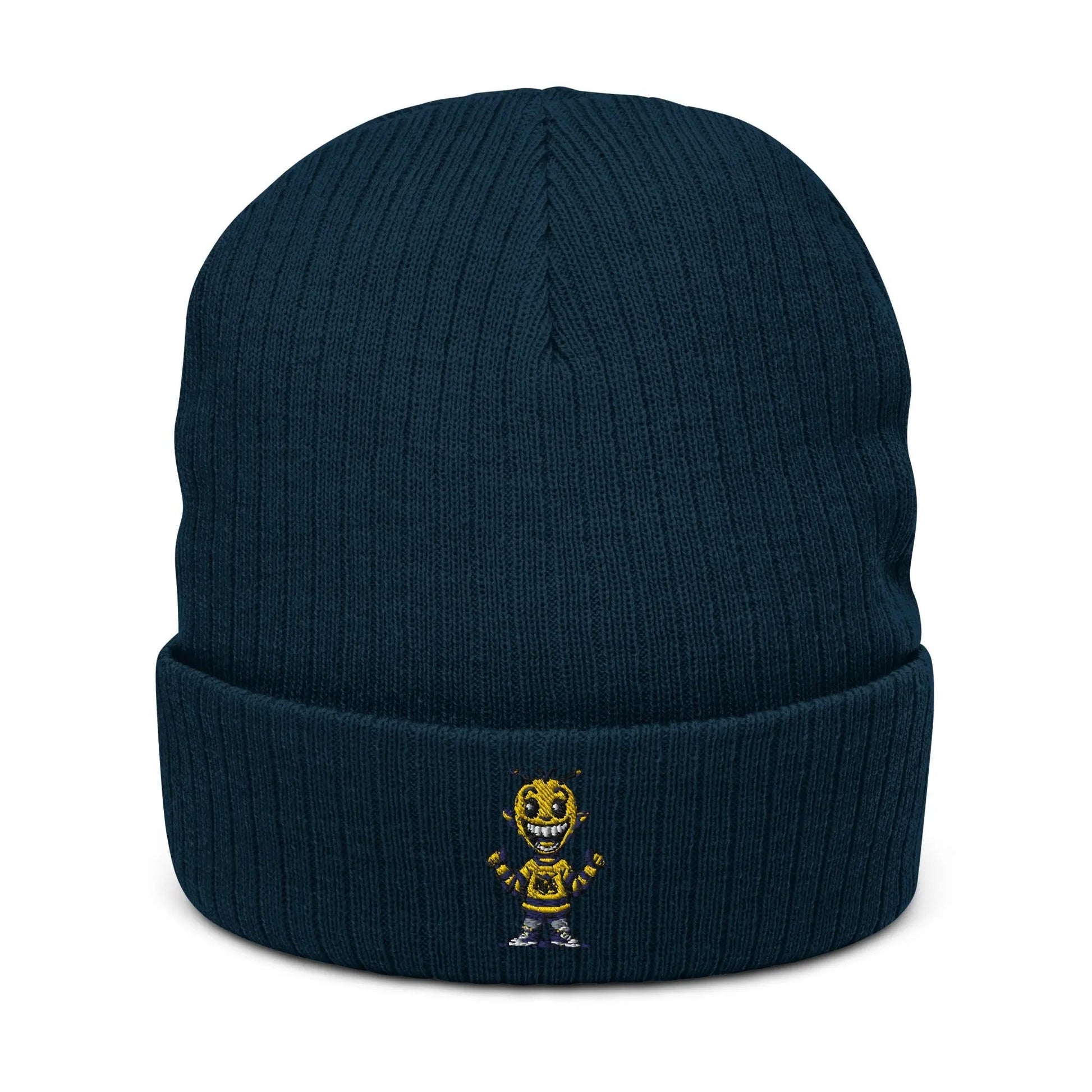 Beesmoove S.T.H.W bee bee Ribbed knit beanie - Beesmoove